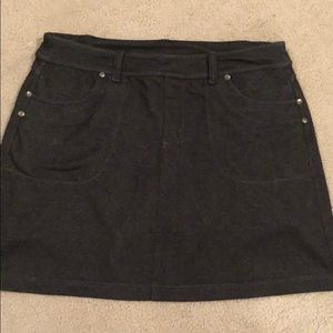 Athleta M Black Skort